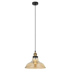 Lampa wisząca Hubert MDM-2381/1 GD+AMB Italux - zdjęcie 2